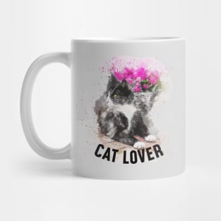 Watercolour Cat Lover Mug